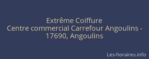 Extrême Coiffure