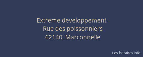 Extreme developpement