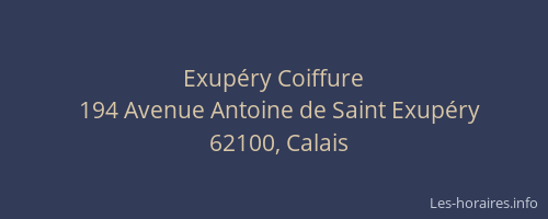 Exupéry Coiffure