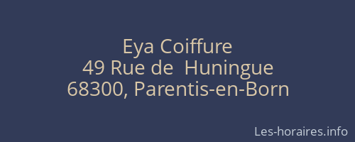 Eya Coiffure