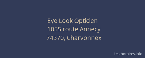 Eye Look Opticien
