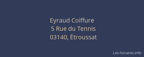 Eyraud Coiffure