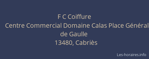 F C Coiffure