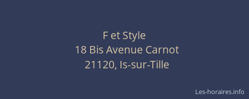 F et Style