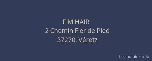 F M HAIR