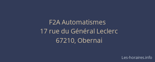 F2A Automatismes