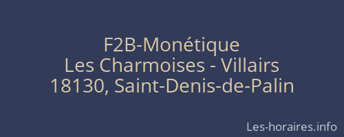 F2B-Monétique
