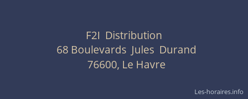 F2I  Distribution