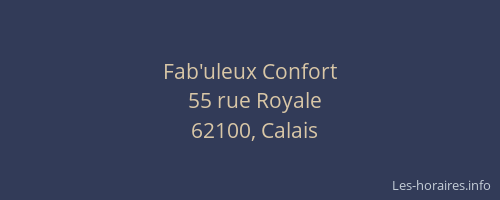 Fab'uleux Confort