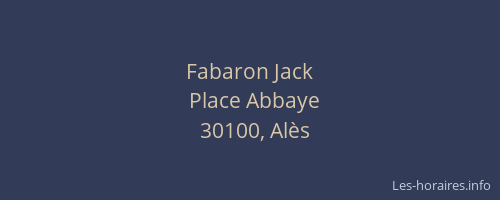 Fabaron Jack