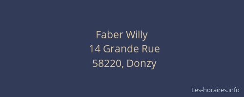 Faber Willy