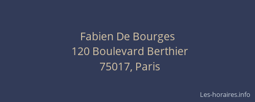 Fabien De Bourges
