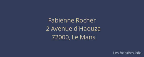 Fabienne Rocher