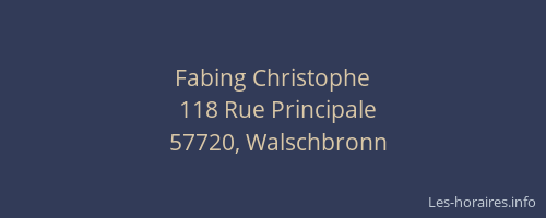 Fabing Christophe