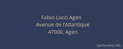 Fabio Lucci Agen