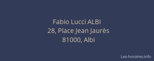 Fabio Lucci ALBI