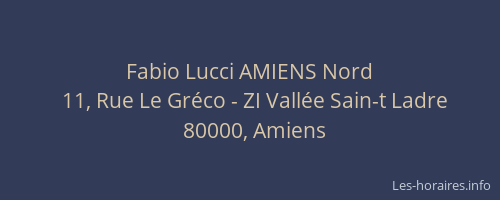 Fabio Lucci AMIENS Nord