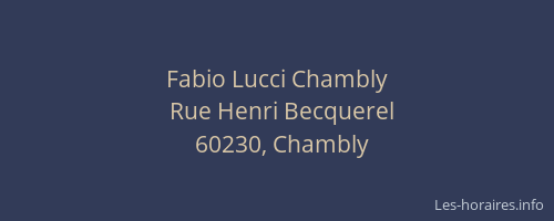 Fabio Lucci Chambly