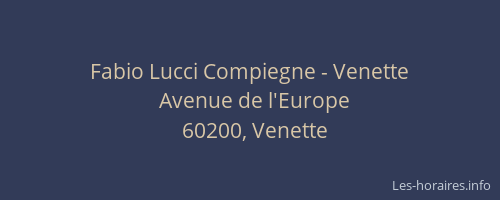 Fabio Lucci Compiegne - Venette