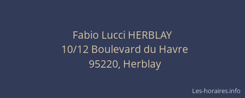 Fabio Lucci HERBLAY