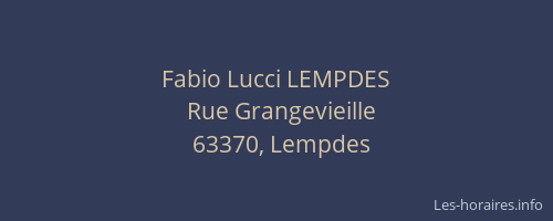 Fabio Lucci LEMPDES