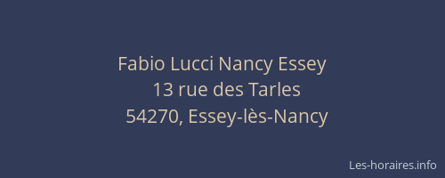 Fabio Lucci Nancy Essey