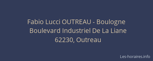 Fabio Lucci OUTREAU - Boulogne