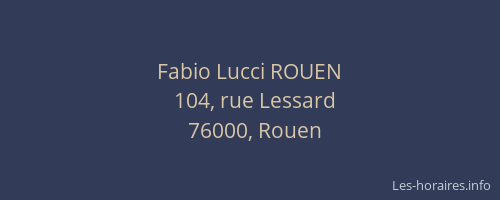 Fabio Lucci ROUEN