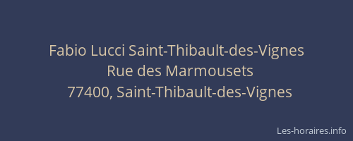 Fabio Lucci Saint-Thibault-des-Vignes
