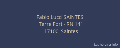 Fabio Lucci SAINTES