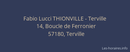Fabio Lucci THIONVILLE - Terville