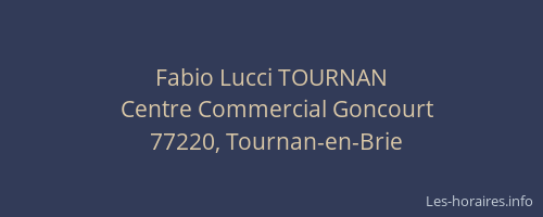 Fabio Lucci TOURNAN