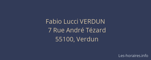 Fabio Lucci VERDUN