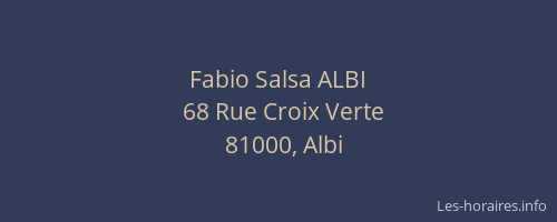 Fabio Salsa ALBI