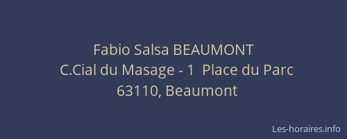 Fabio Salsa BEAUMONT