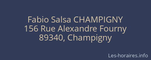 Fabio Salsa CHAMPIGNY