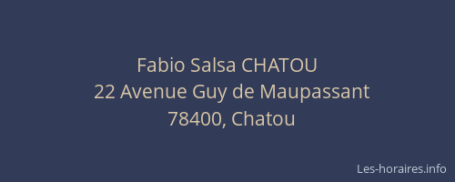 Fabio Salsa CHATOU