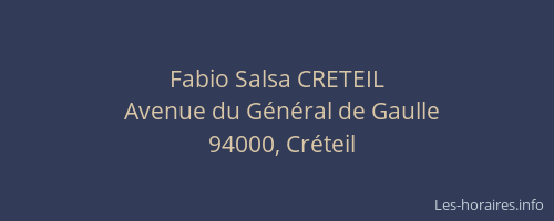 Fabio Salsa CRETEIL