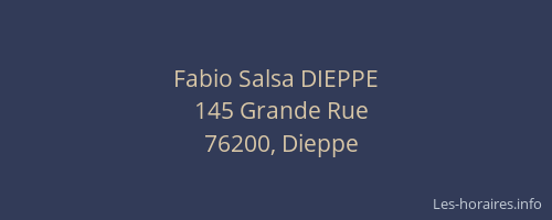 Fabio Salsa DIEPPE