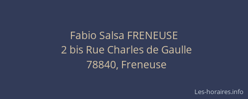 Fabio Salsa FRENEUSE