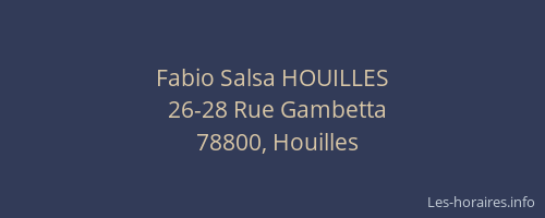Fabio Salsa HOUILLES