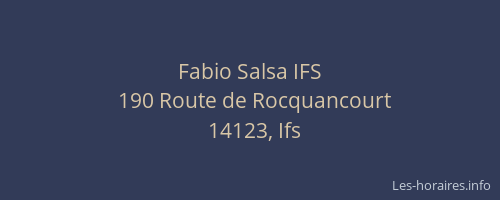 Fabio Salsa IFS