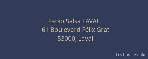 Fabio Salsa LAVAL