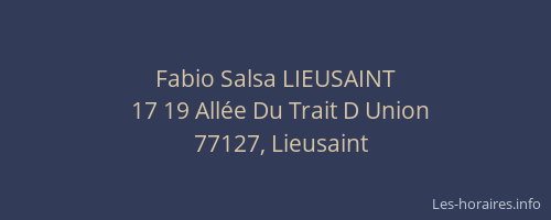 Fabio Salsa LIEUSAINT