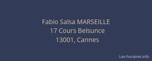 Fabio Salsa MARSEILLE