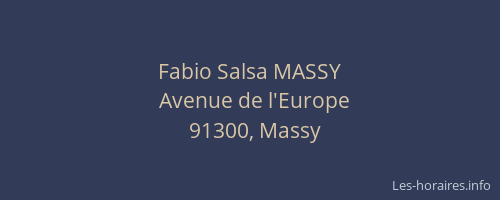 Fabio Salsa MASSY