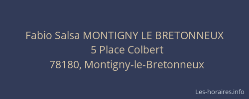 Fabio Salsa MONTIGNY LE BRETONNEUX