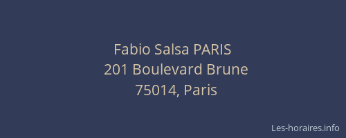 Fabio Salsa PARIS