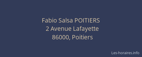 Fabio Salsa POITIERS