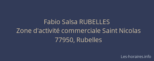 Fabio Salsa RUBELLES